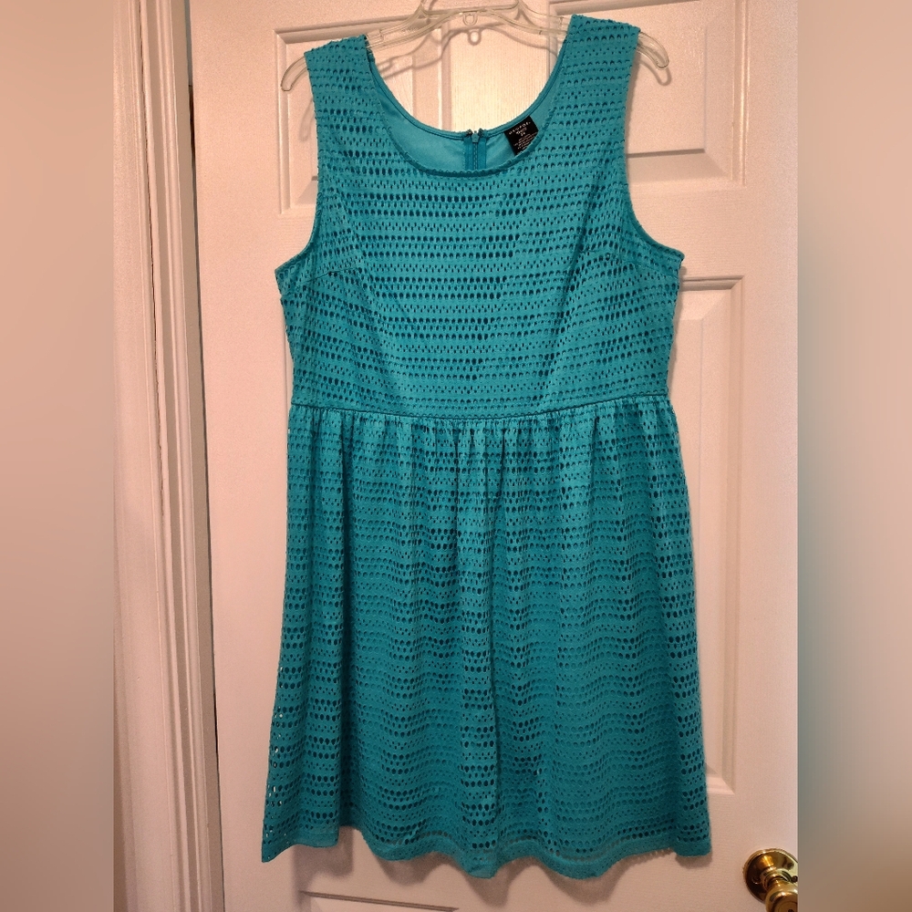 💙 George Turquoise Sleeveless Dress